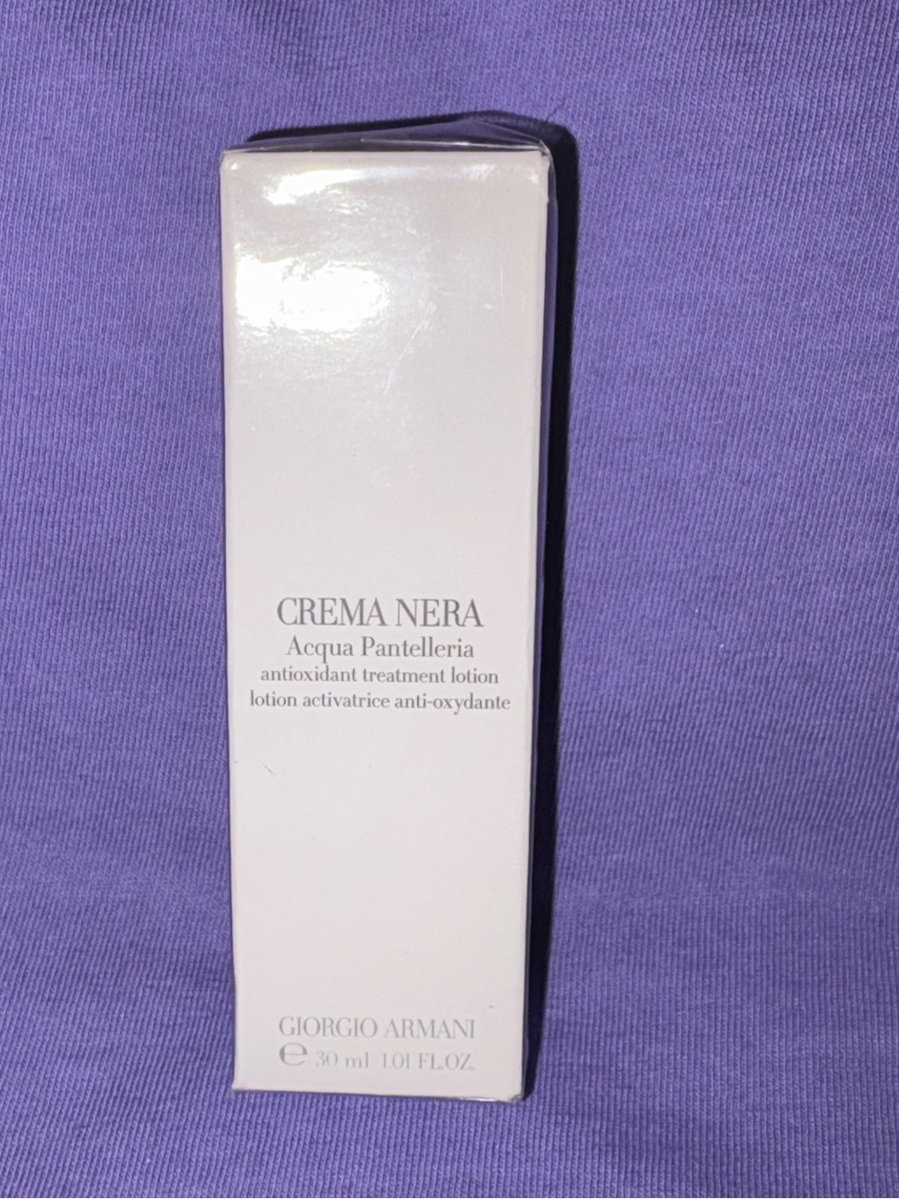 Giorgio Armani Crema Nera Antioxidant Treatment Lotion - 30 ml unopened/sealed